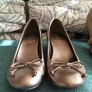 Cole Haan with Nike Air technology silver wedge